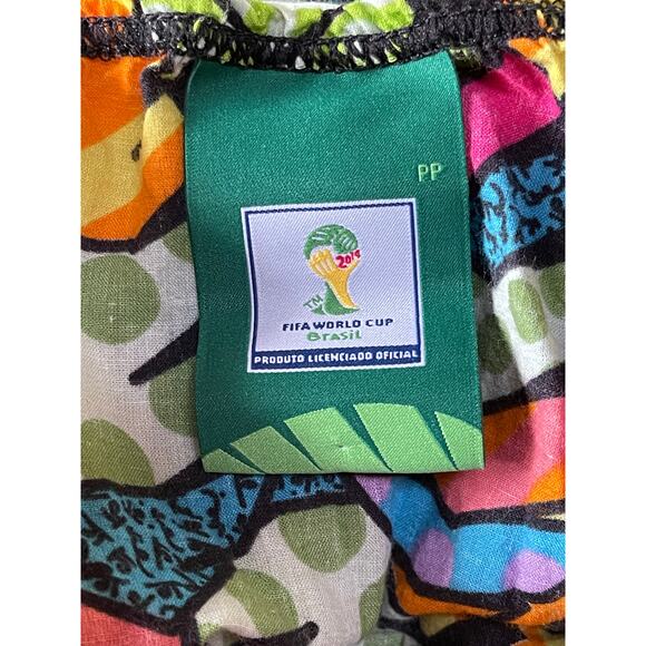 Womens Fifa World Cup Brasil 2014 Tropical‎ Leaf Sleeveless Maxi Dress PP - Picture 8 of 10